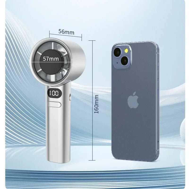 HOMEFISH Portable Cooling Handheld Fan