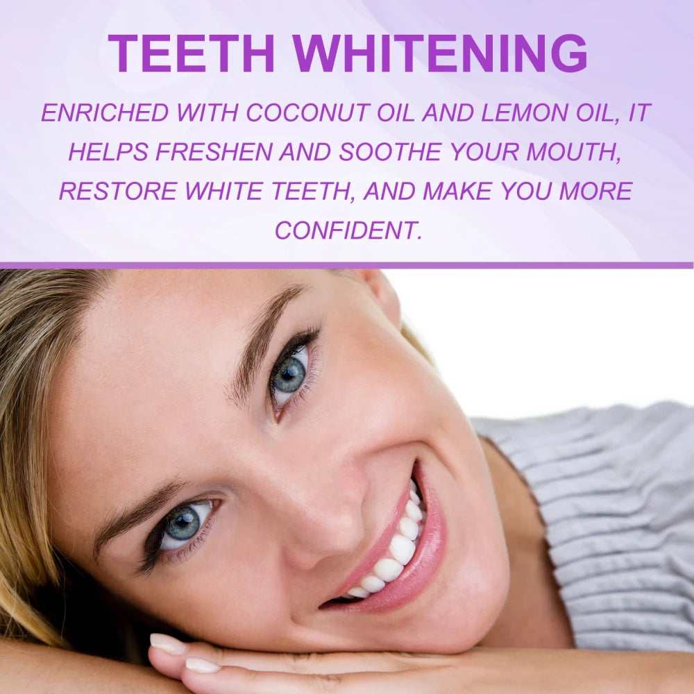 Jaysuing Purple Teeth Whitening Strips