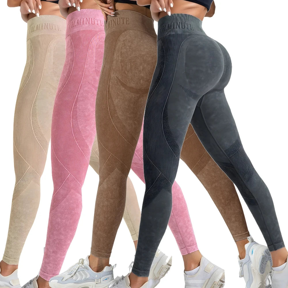 High Waisted Seamless Yoga Leggings