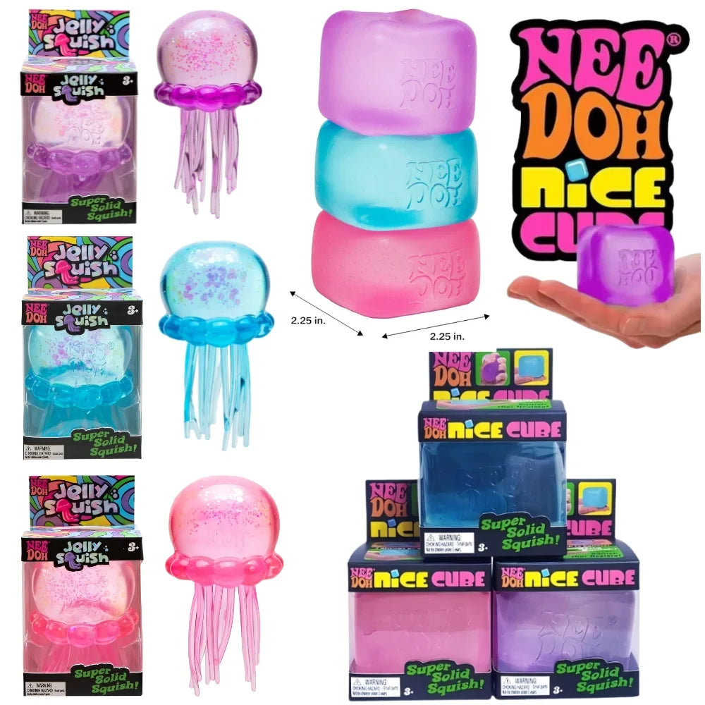 Jellyfish and Cube Sensory Fidget Toys